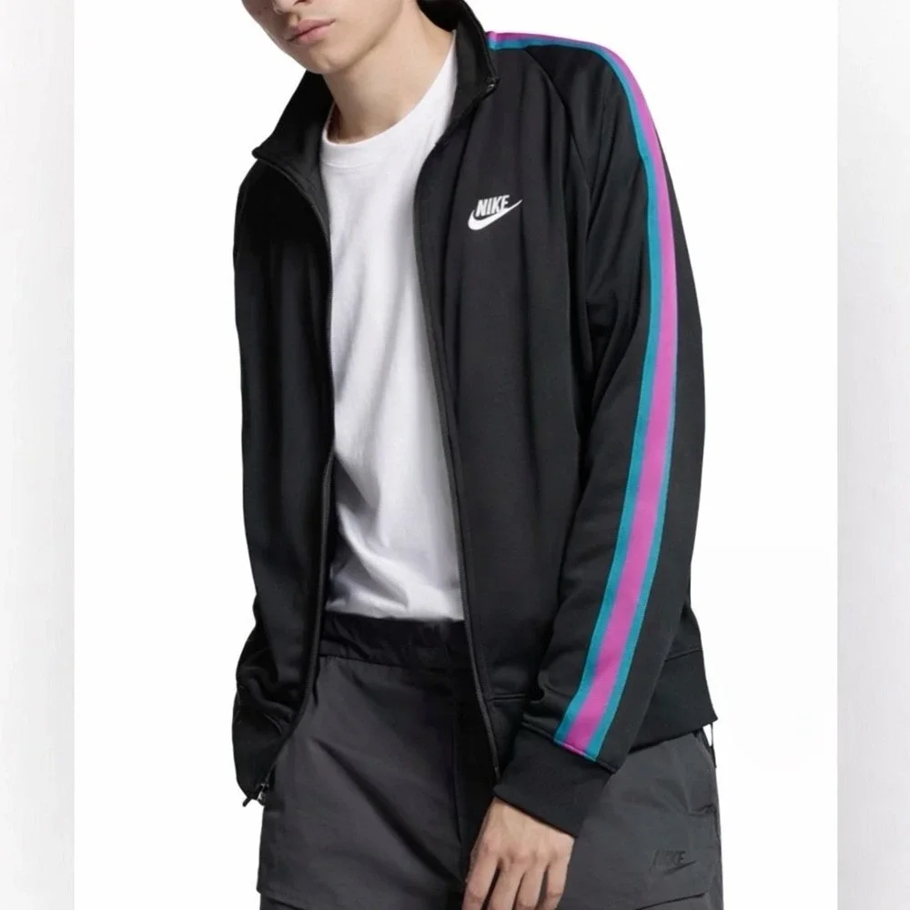 Nike Sportswear Sz S N98 Warm Up Men's Jacket Athleisure Gym‎ Sporty Full Zip